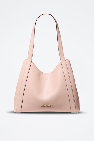 Sac porté épaule en cuir - Rose