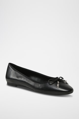 Leren Ballerina’s - Zwart