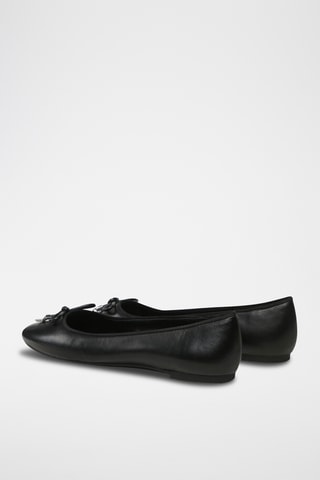 Leren Ballerina’s - Zwart