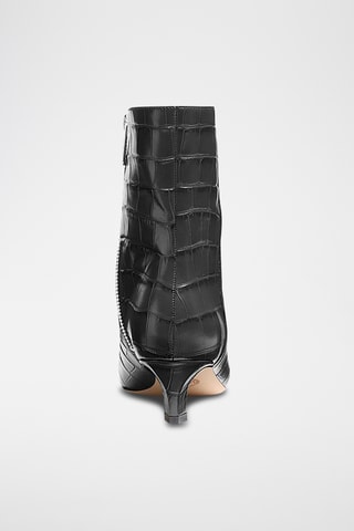 Bottines en cuir - Noir