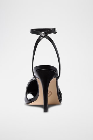 Leren Sandalen met Hak - Zwart