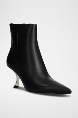 Bottines en cuir - Noir