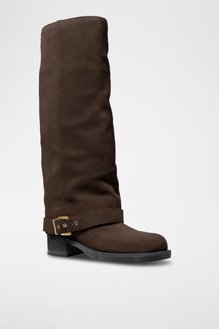 Bottes en cuir - Marron