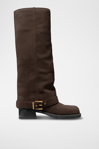 Bottes en cuir - Marron