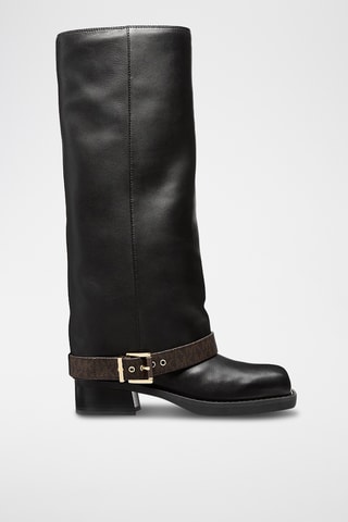 Bottes en cuir - Noir