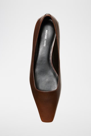 Leren Ballerina’s - Bruin