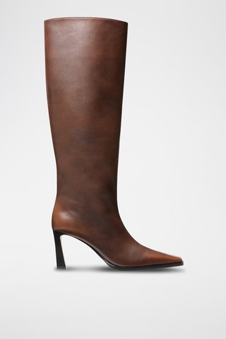 Bottes en cuir - Marron