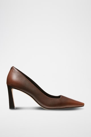 Escarpins en cuir - Marron