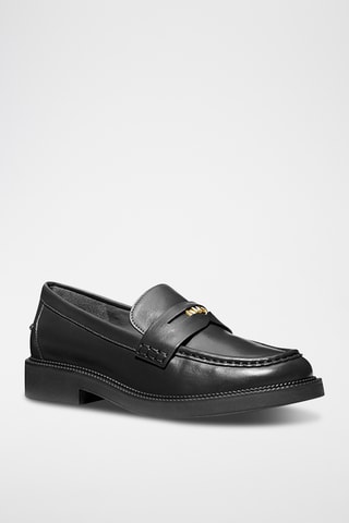 Mocassins en cuir - Noir