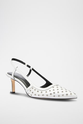 Escarpins en cuir - Blanc