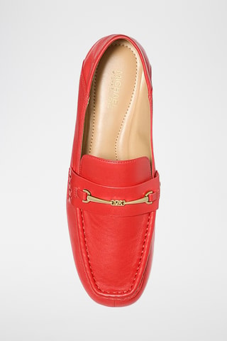 Mocassins en cuir - Rouge
