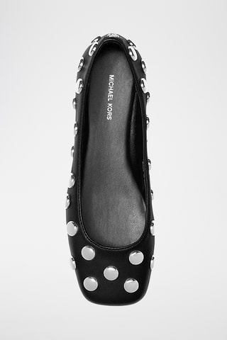 Ballerines en cuir - Noir
