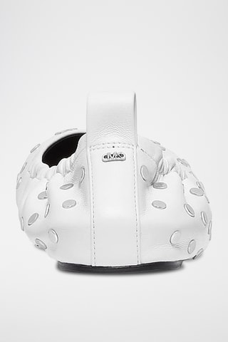 Ballerines en cuir - Blanc