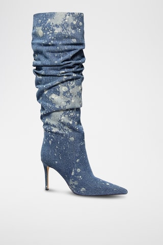 Bottes en jean - Bleu