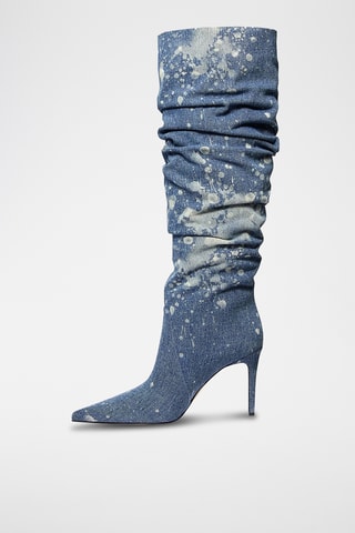 Bottes en jean - Bleu