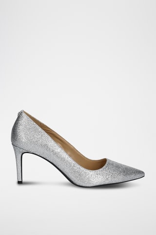 Escarpins en cuir - Argenté