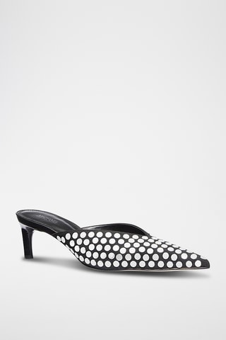 Mules à talons - Noir