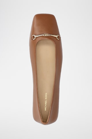 Ballerines en cuir - Marron