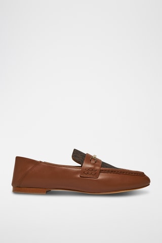 Mocassins en cuir - Marron