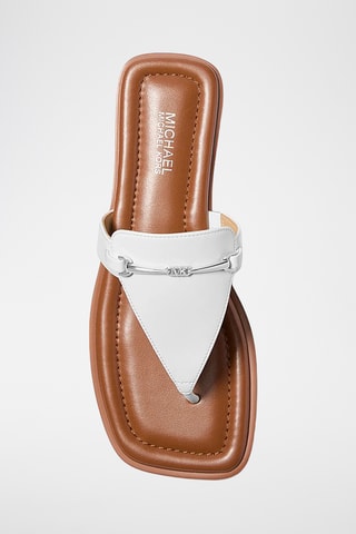 Sandales en cuir - Blanc