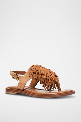 Sandales en nubuck - Marron