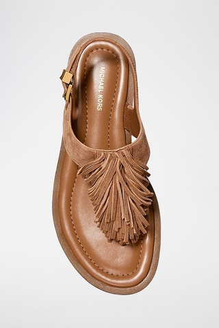 Sandales en nubuck - Marron