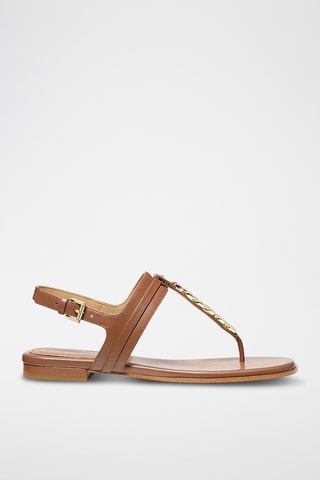 Sandales en cuir - Marron