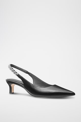 Escarpins en cuir - Noir