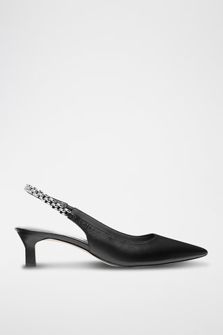 Escarpins en cuir - Noir