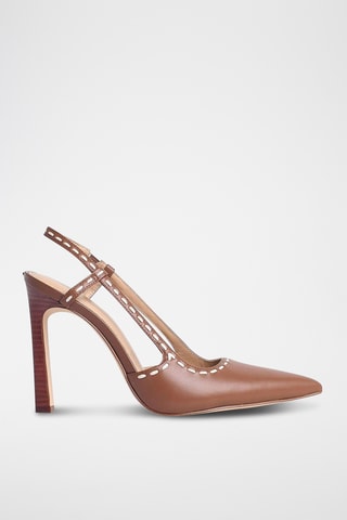 Escarpins en cuir - Marron