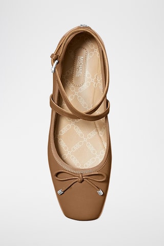 Ballerines en cuir - Marron