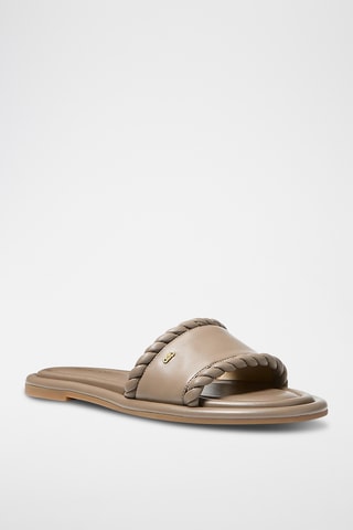 Mules en cuir - Beige