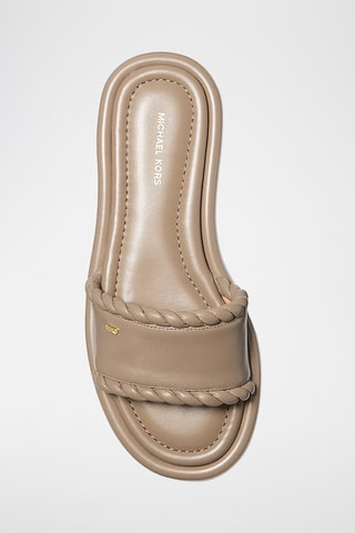 Mules en cuir - Beige