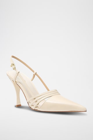 Escarpins en cuir - Beige