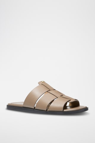 Leren Muiltjes - Beige
