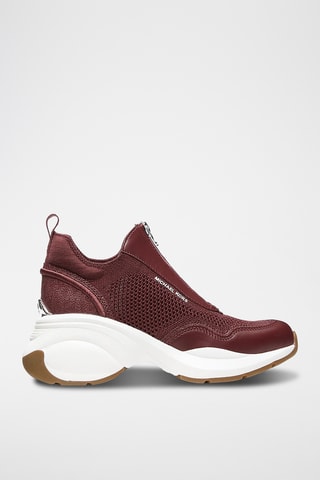 Platform Sneakers - Bordeauxrood