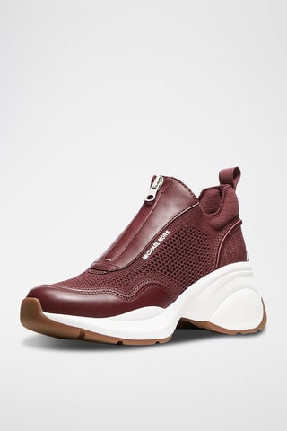 Platform Sneakers - Bordeauxrood