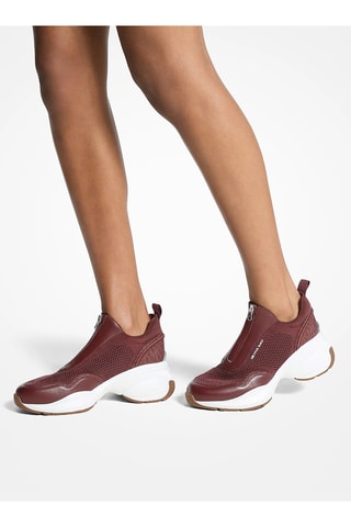 Platform Sneakers - Bordeauxrood