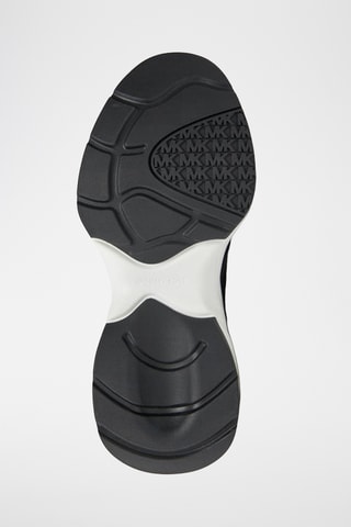 Leren Wedge Sneakers - Zwart