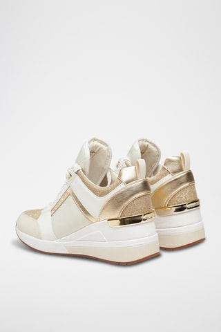 Leren Wedge Sneakers - Wit
