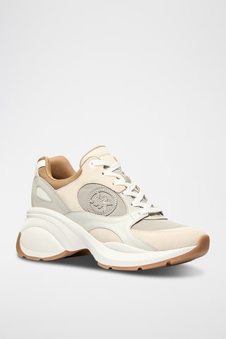 Wedge Sneakers - Beige