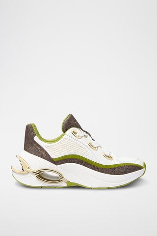Leren Wedge Sneakers - Wit