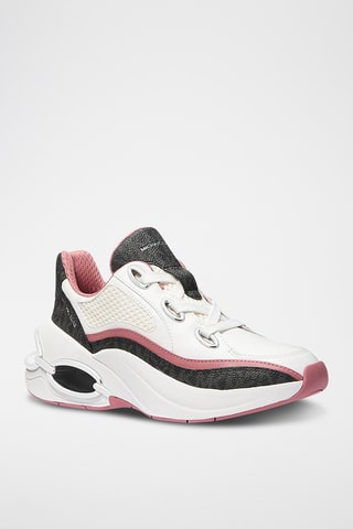 Leren Wedge Sneakers - Wit