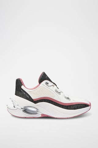 Leren Wedge Sneakers - Wit