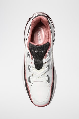 Leren Wedge Sneakers - Wit