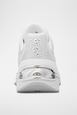 Linnen Wedge Sneakers - Wit