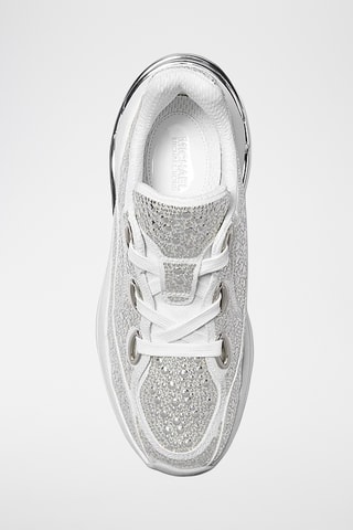 Linnen Wedge Sneakers - Wit