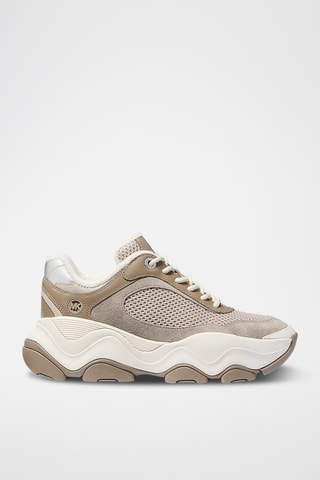 Platform Sneakers - Beige