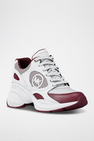 Leren Wedge Sneakers - Wit