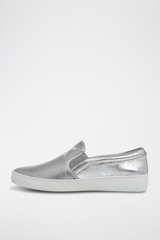 Slip-on en cuir - Argenté